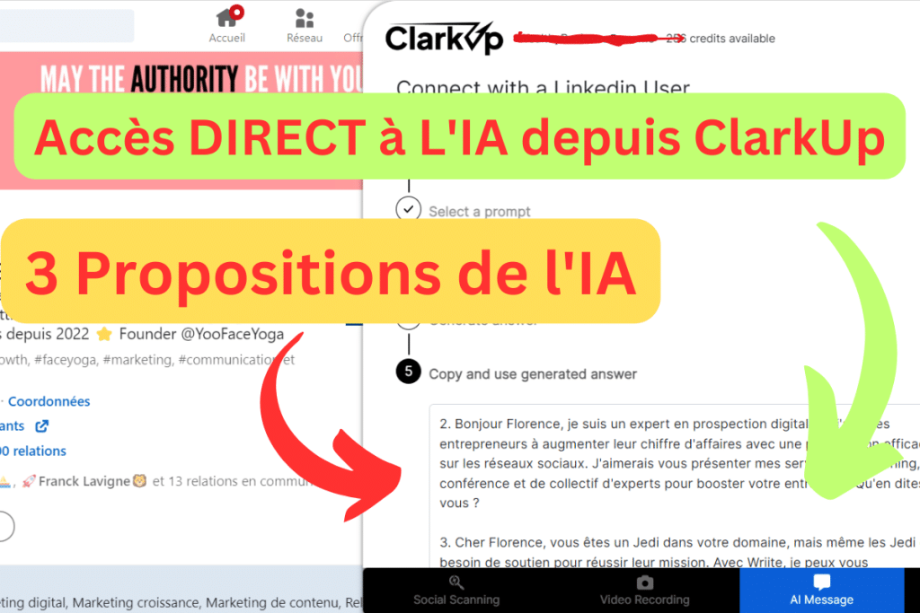ClarkUp crm prospection intelligence artificielle IA
